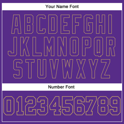 Custom Purple Purple Old Gold-Black Authentic Throwback Basketball Jersey - Sky-Custom