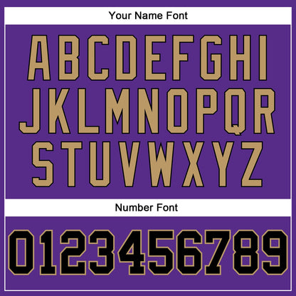 Custom Purple Black Pinstripe Black-Old Gold Authentic Basketball Jersey - Sky-Custom