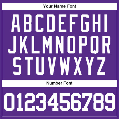 Custom Purple White Authentic Baseball Jersey - Sky-Custom