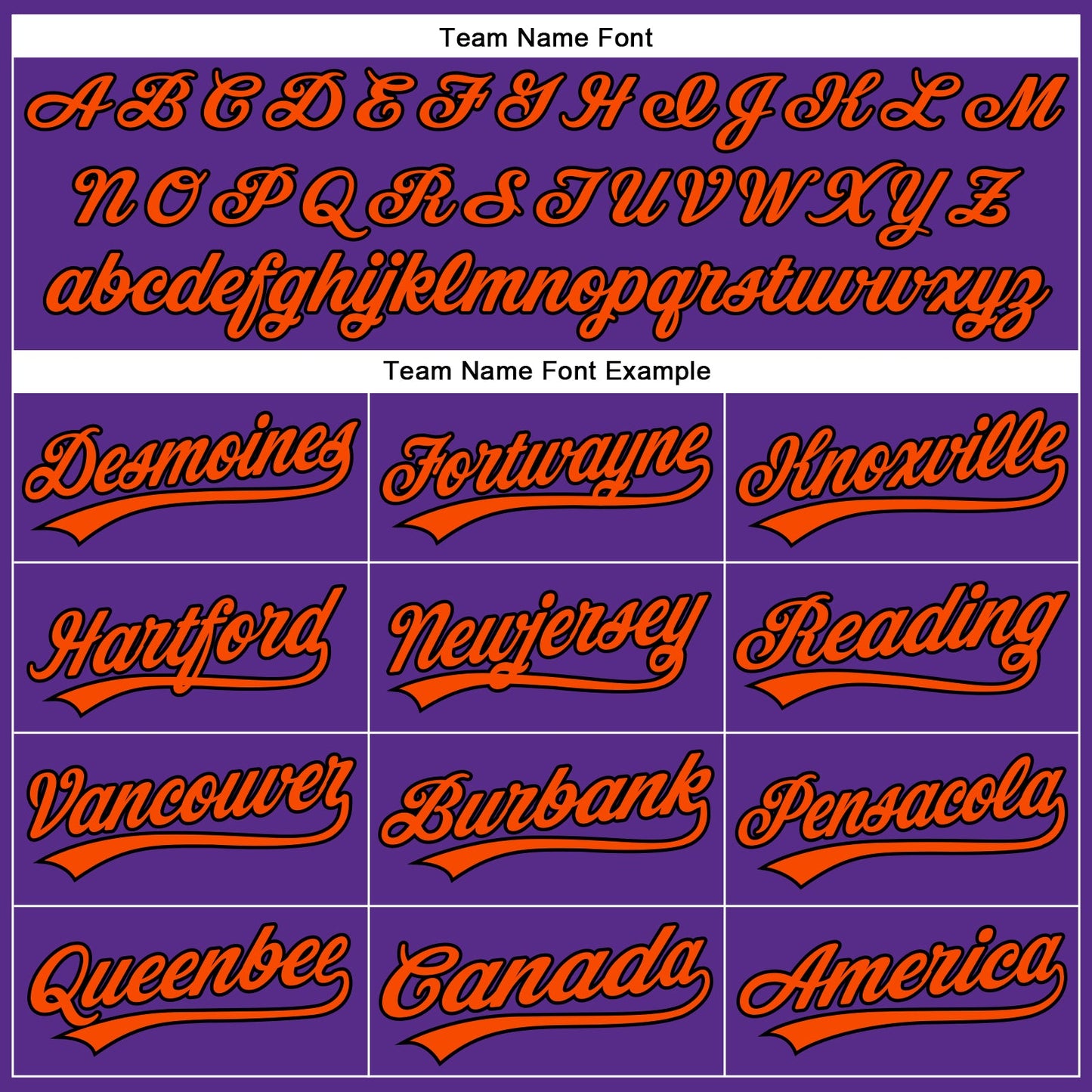 Custom Purple Black Pinstripe Orange Authentic Baseball Jersey - Sky-Custom