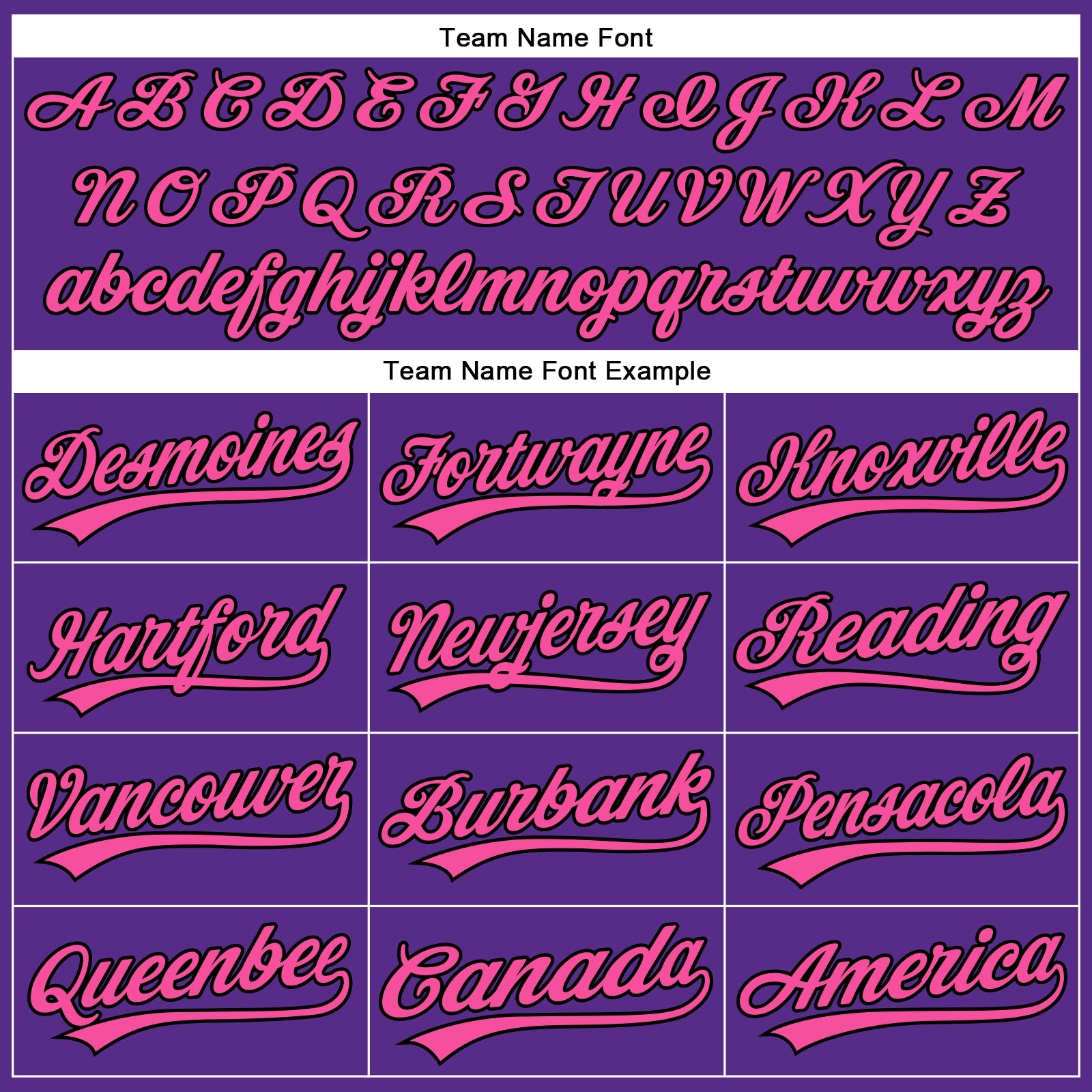 Custom Purple Black Pinstripe Pink Authentic Baseball Jersey - Sky-Custom