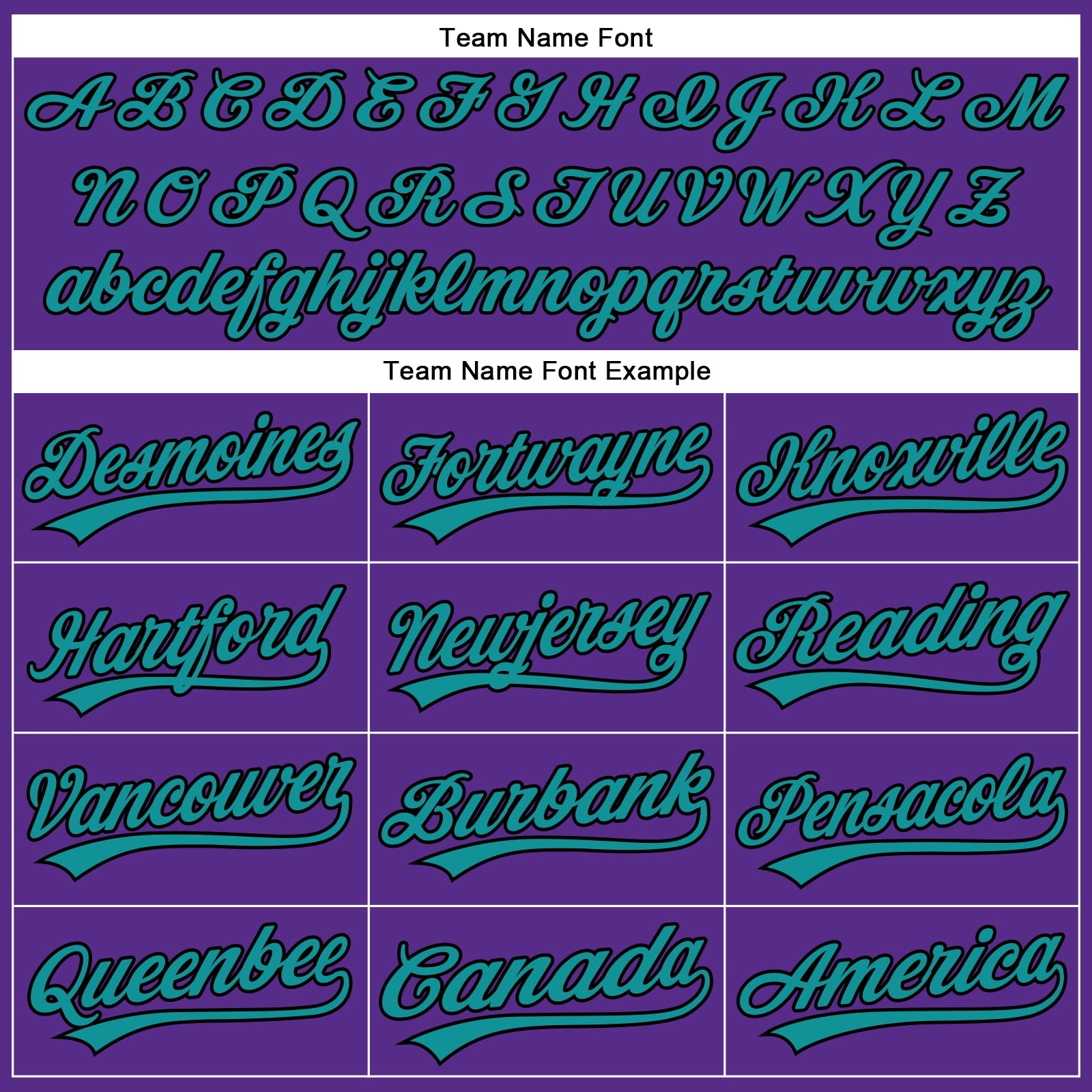 Custom Purple Black Pinstripe Teal Authentic Baseball Jersey - Sky-Custom