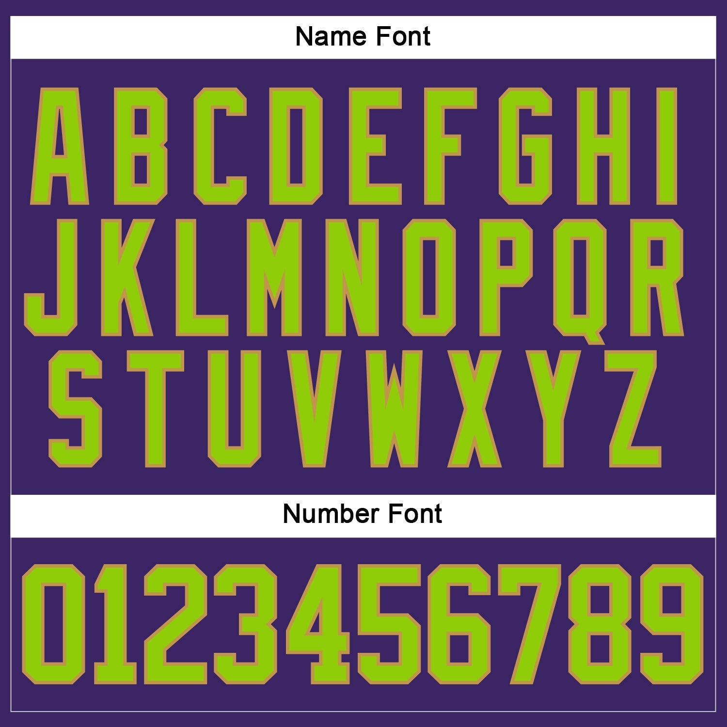 Custom Purple Neon Green-Old Gold Hockey Lace Neck Jersey - Sky-Custom