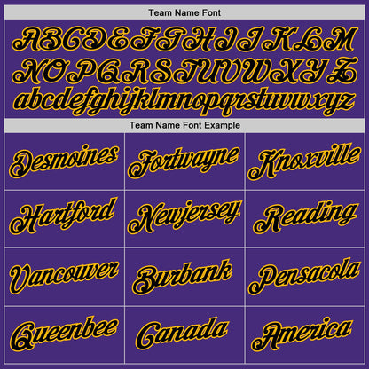 Custom Purple Black-Gold Authentic Throwback Basketball Jersey - Sky-Custom