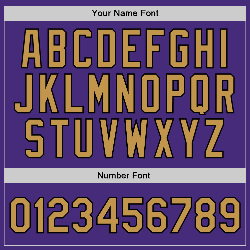 Custom Purple Old Gold-Black Authentic Throwback Basketball Jersey - Sky-Custom