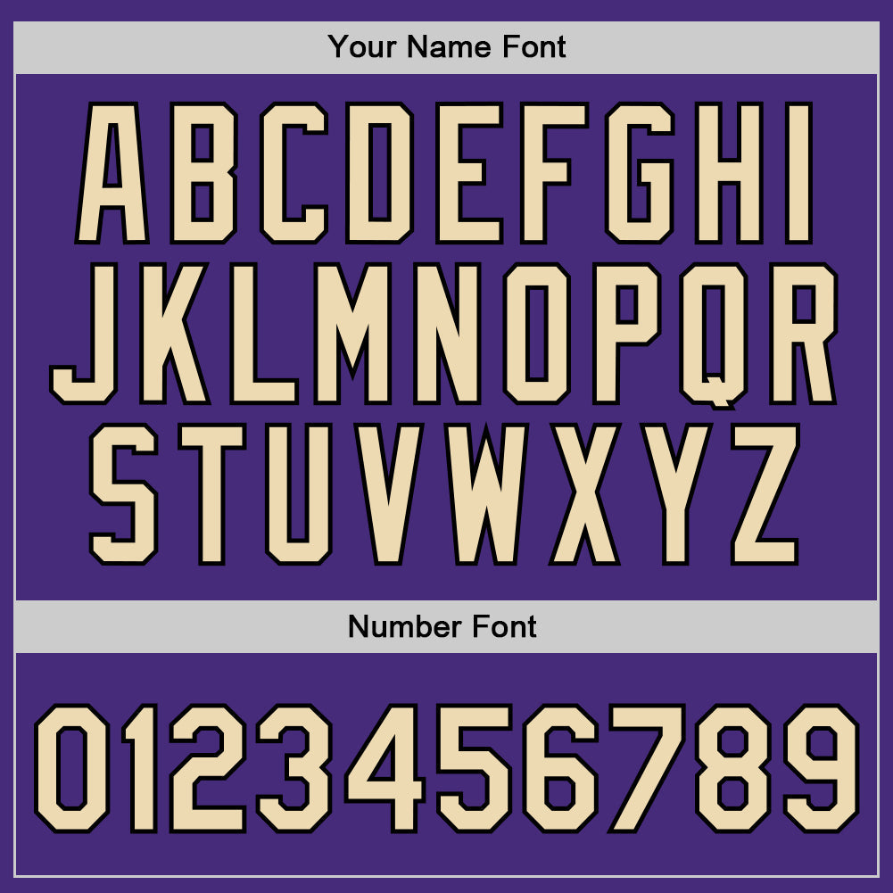 Custom Purple Cream-Black Authentic Throwback Basketball Jersey - Sky-Custom