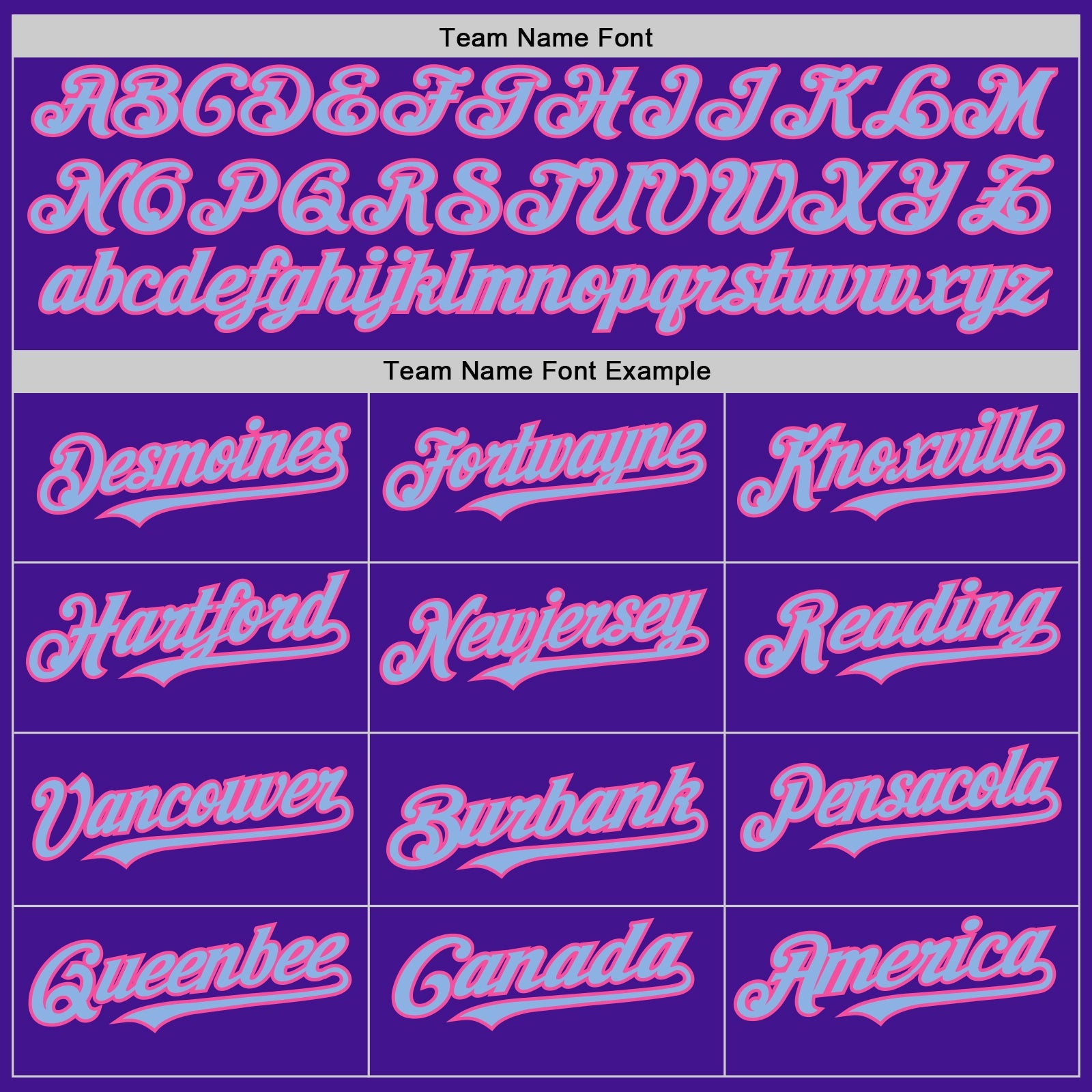 Custom Purple Light Blue-Pink Mesh Authentic Throwback Baseball Jersey - Sky-Custom