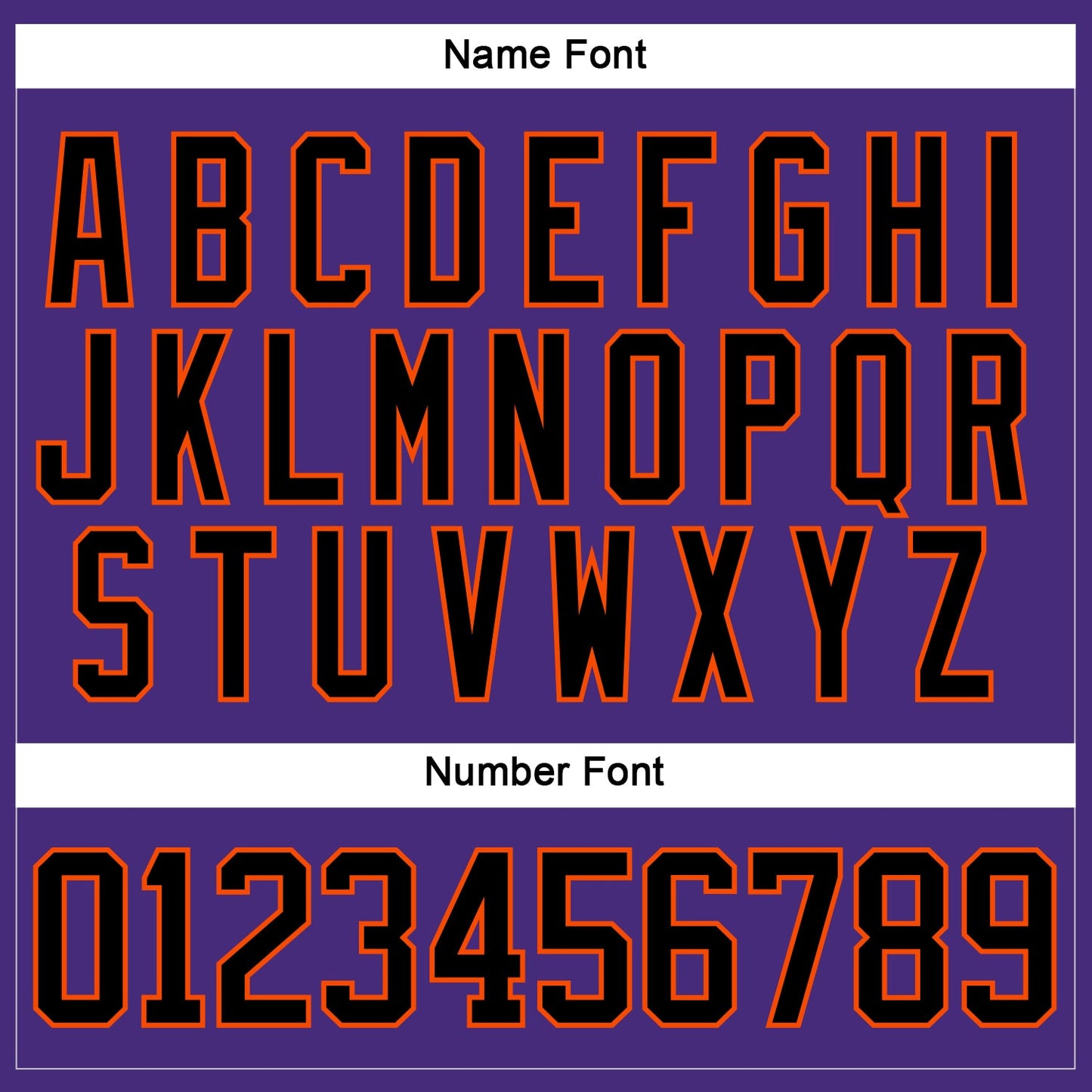 Custom Purple Black-Orange Hockey Lace Neck Jersey - Sky-Custom