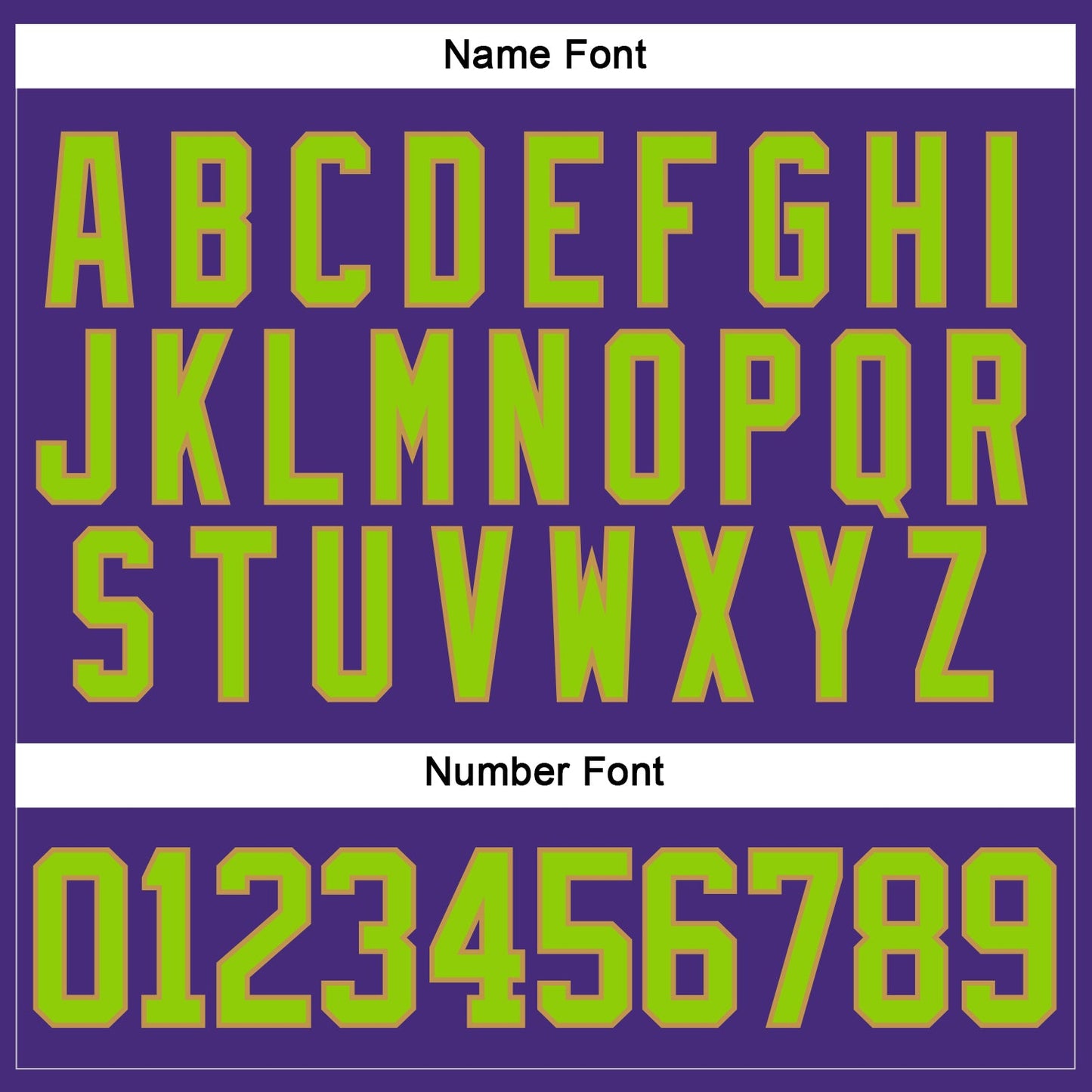 Custom Purple Neon Green-Old Gold Hockey Lace Neck Jersey - Sky-Custom