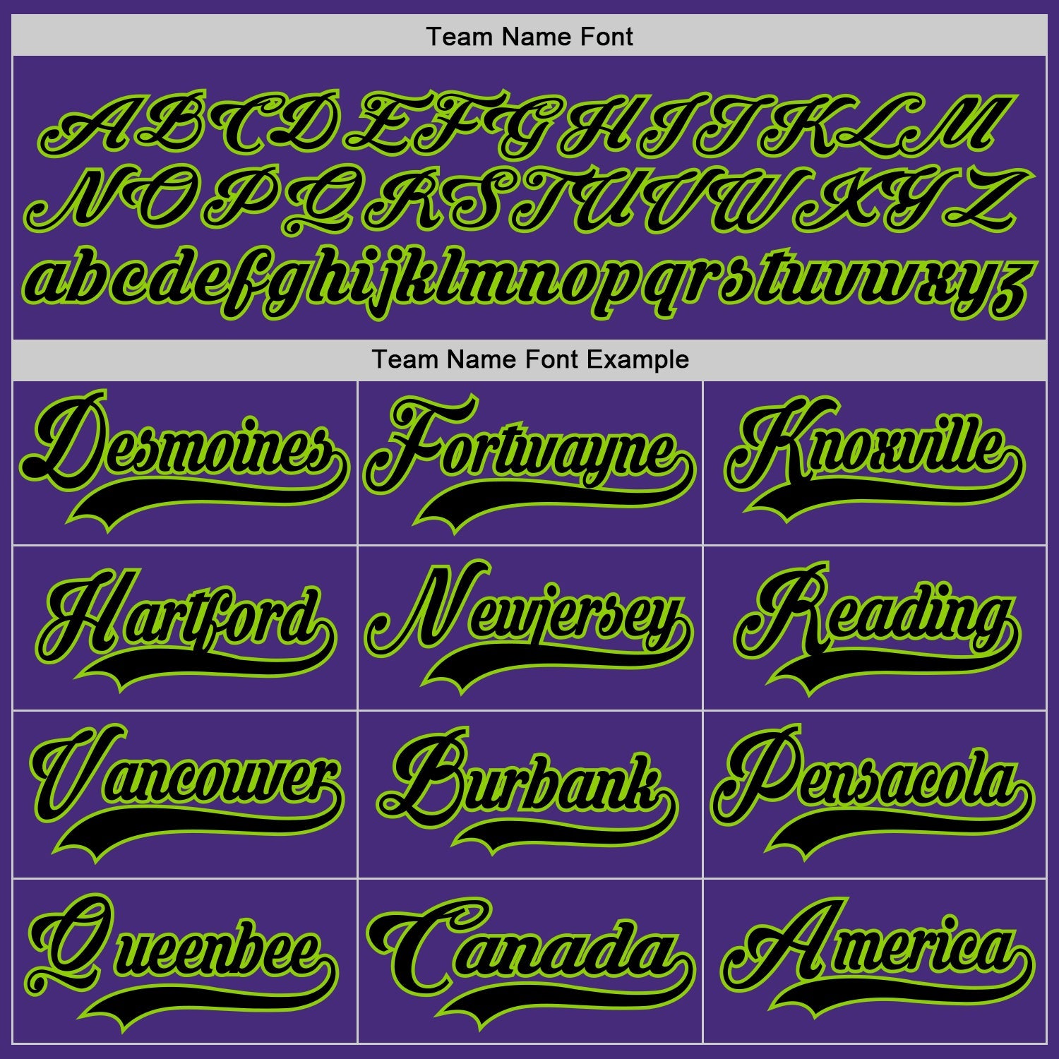 Custom Purple Black-Neon Green Hockey Lace Neck Jersey - Sky-Custom