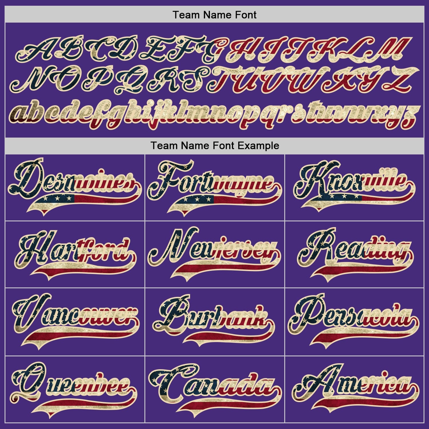 Custom Purple Vintage USA Flag Cream-Black Hockey Lace Neck Jersey - Sky-Custom