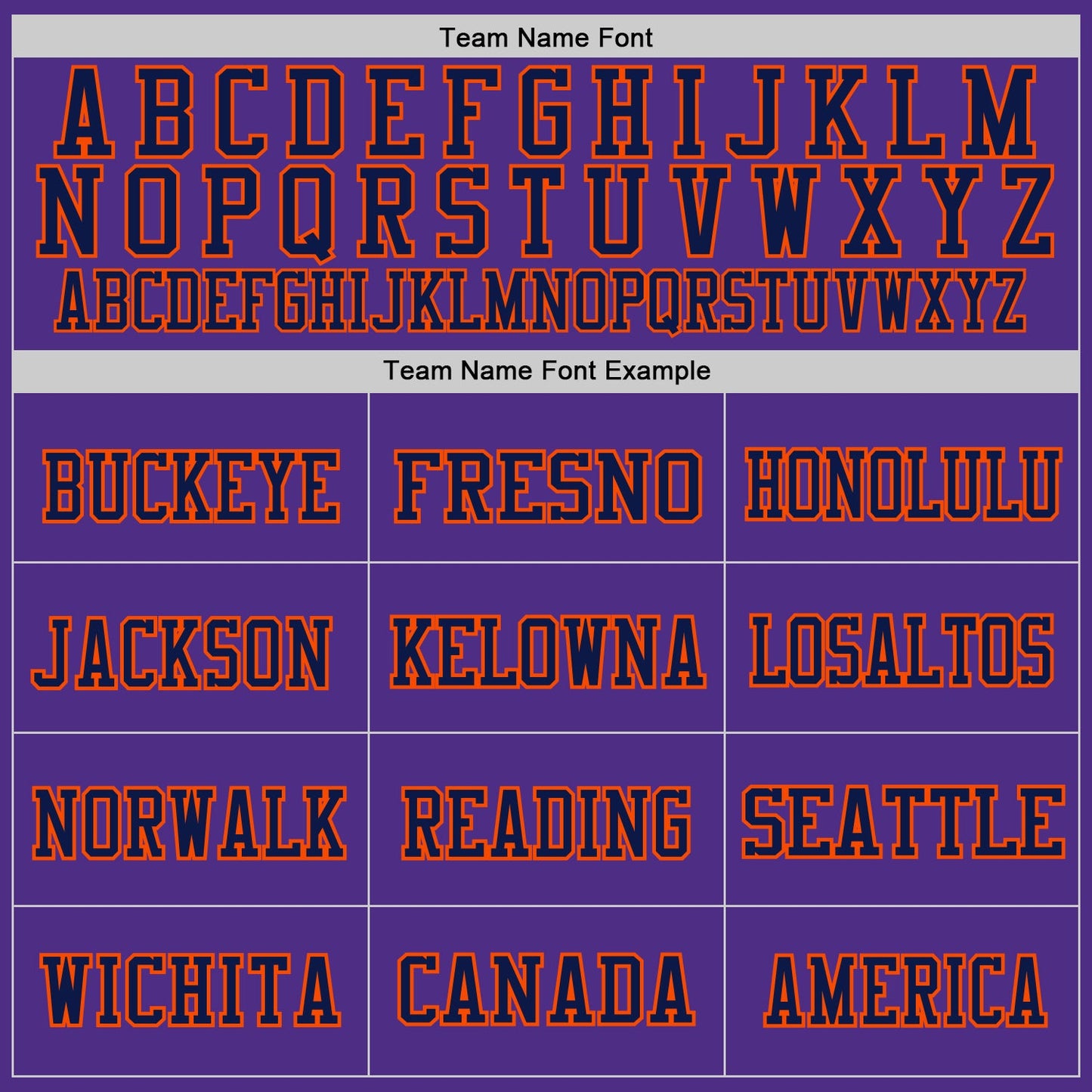 Custom Purple Navy-Orange Mesh Authentic Throwback Football Jersey - Sky-Custom