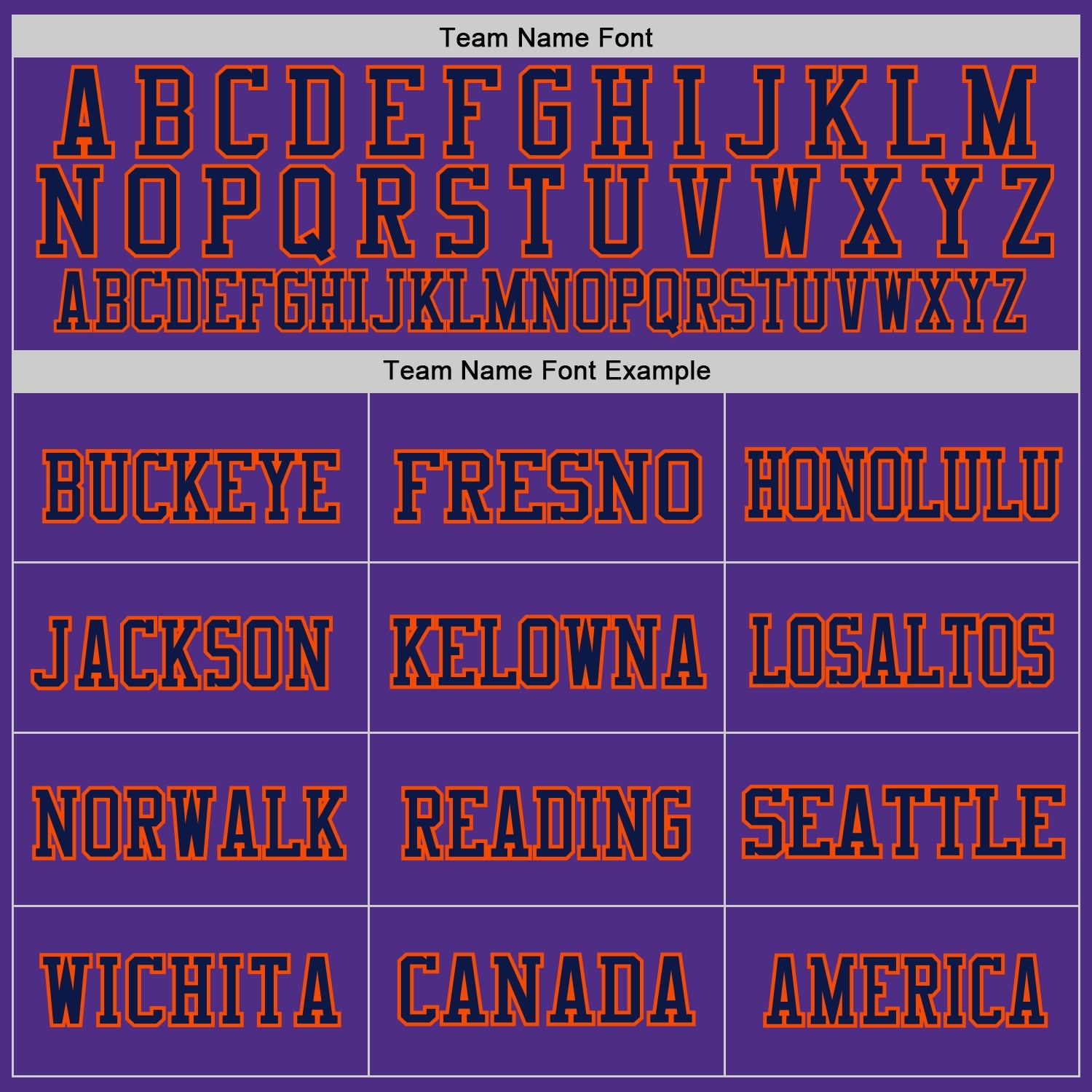 Custom Purple Navy-Orange Mesh Authentic Throwback Football Jersey - Sky-Custom