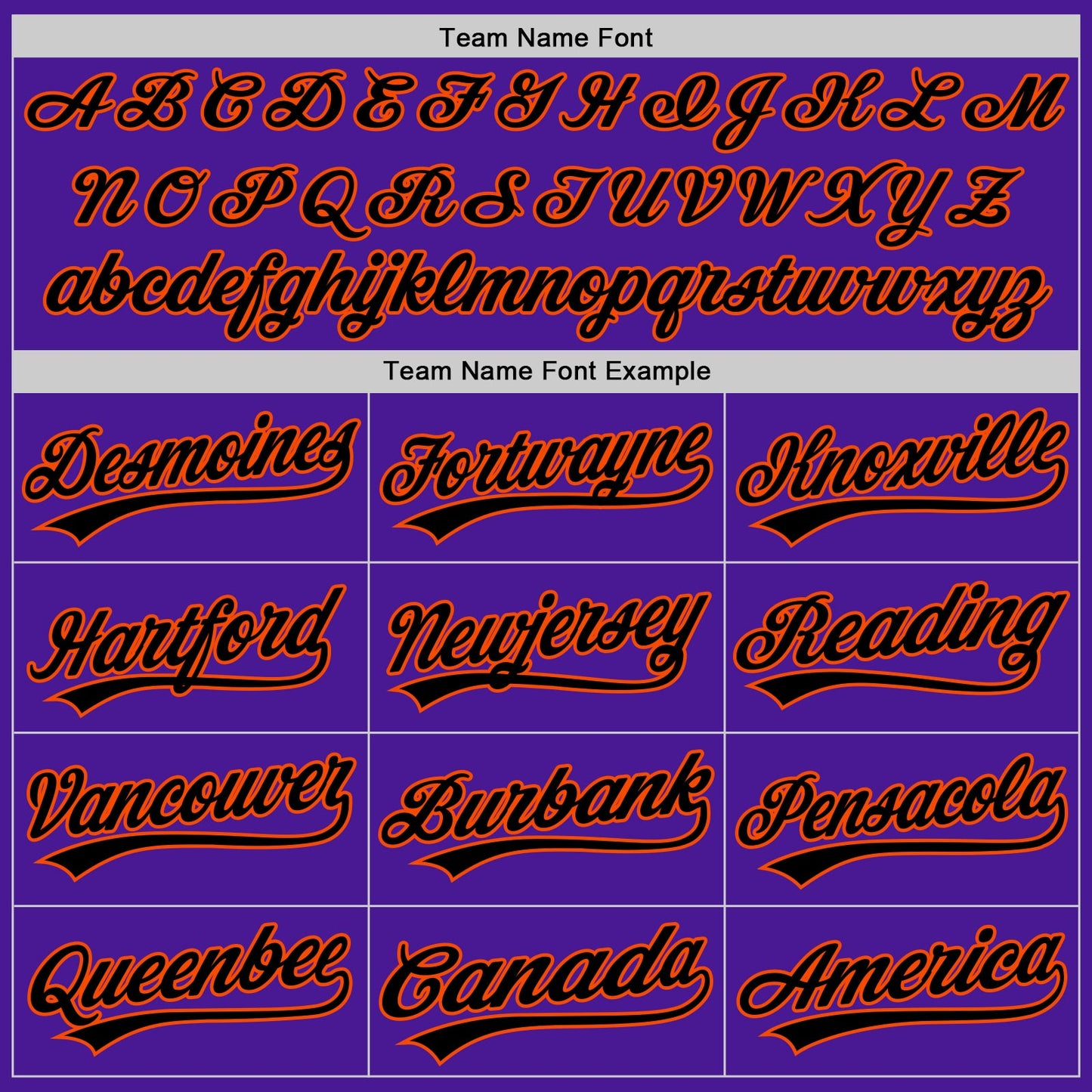 Custom Purple Black-Orange Authentic Throwback Baseball Jersey - Sky-Custom