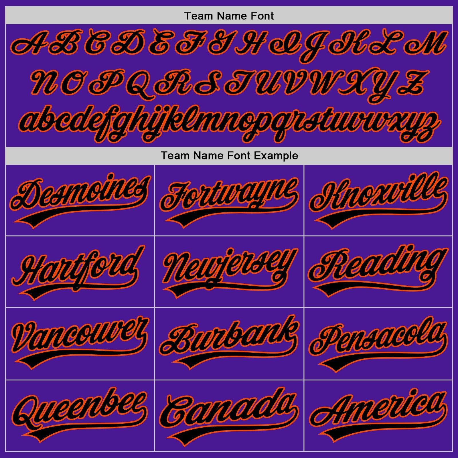Custom Purple Black-Orange Authentic Throwback Baseball Jersey - Sky-Custom