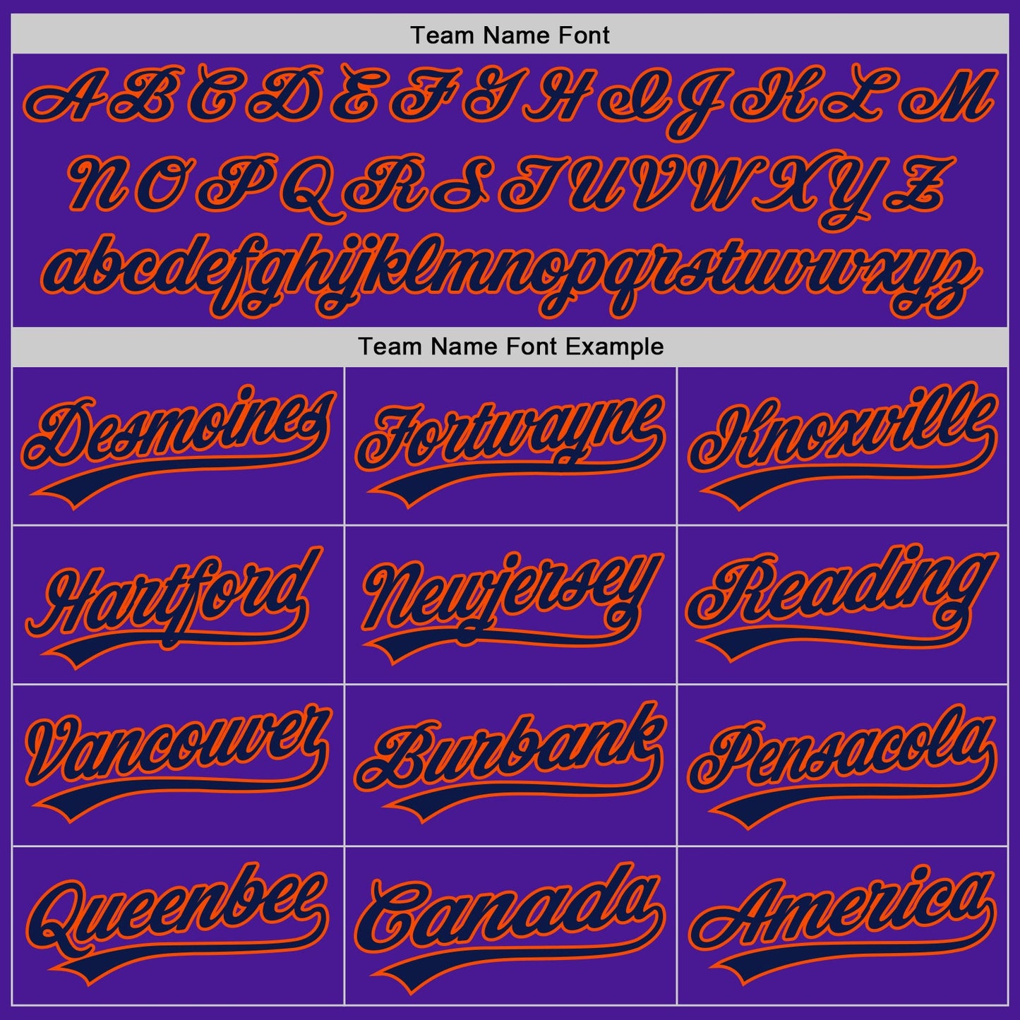 Custom Purple Navy-Orange Authentic Throwback Baseball Jersey - Sky-Custom