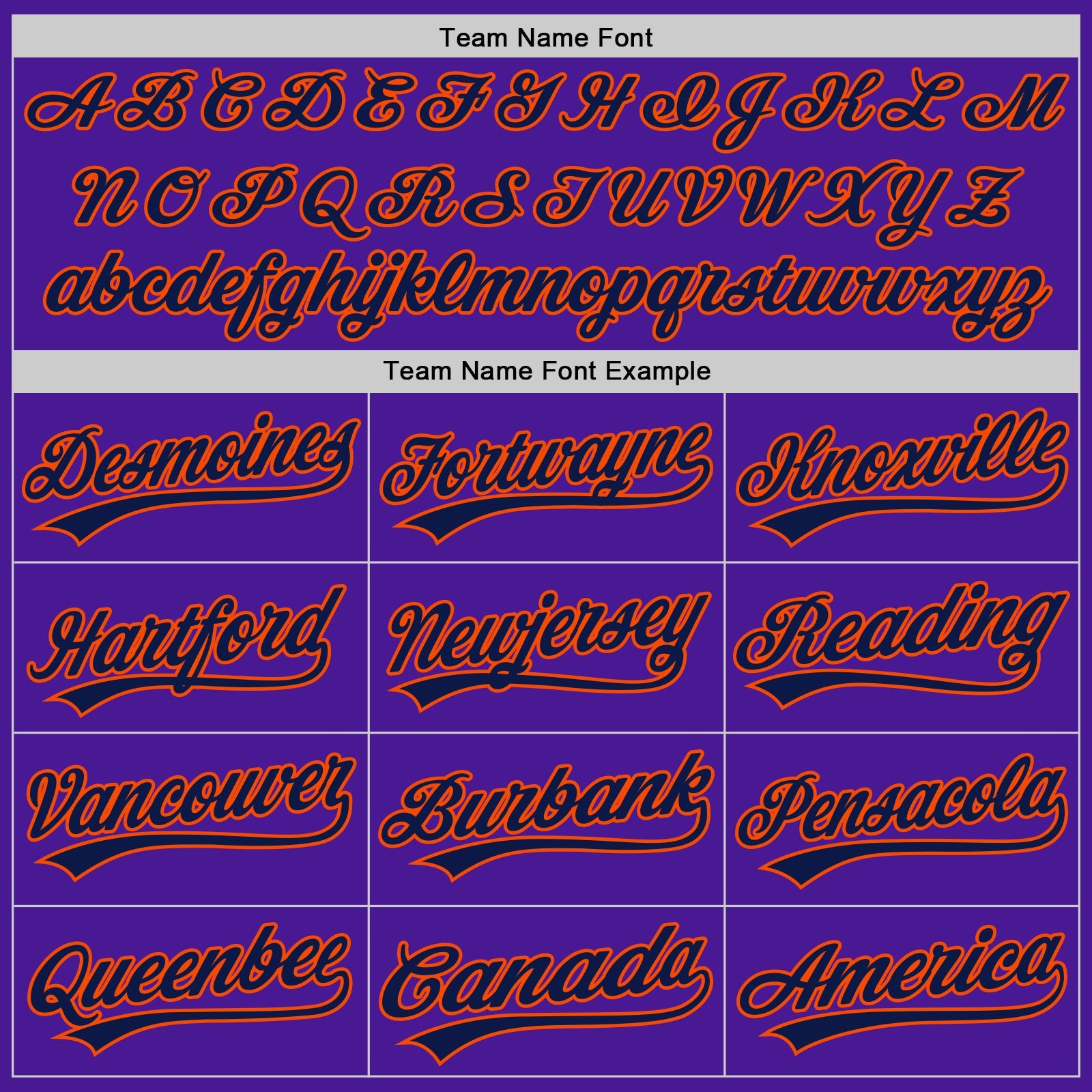 Custom Purple Navy-Orange Authentic Throwback Baseball Jersey - Sky-Custom