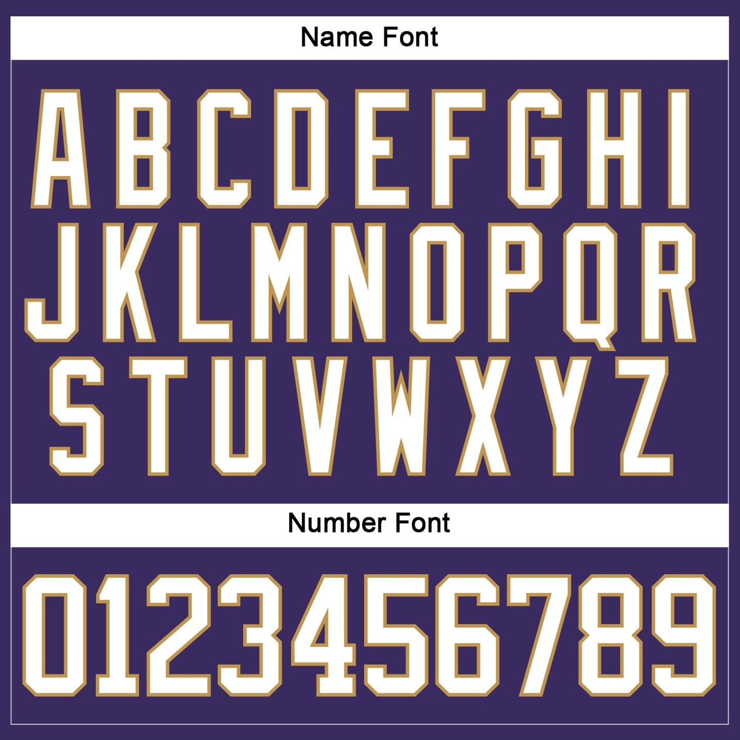 Custom Purple White-Old Gold Hockey Jersey - Sky-Custom