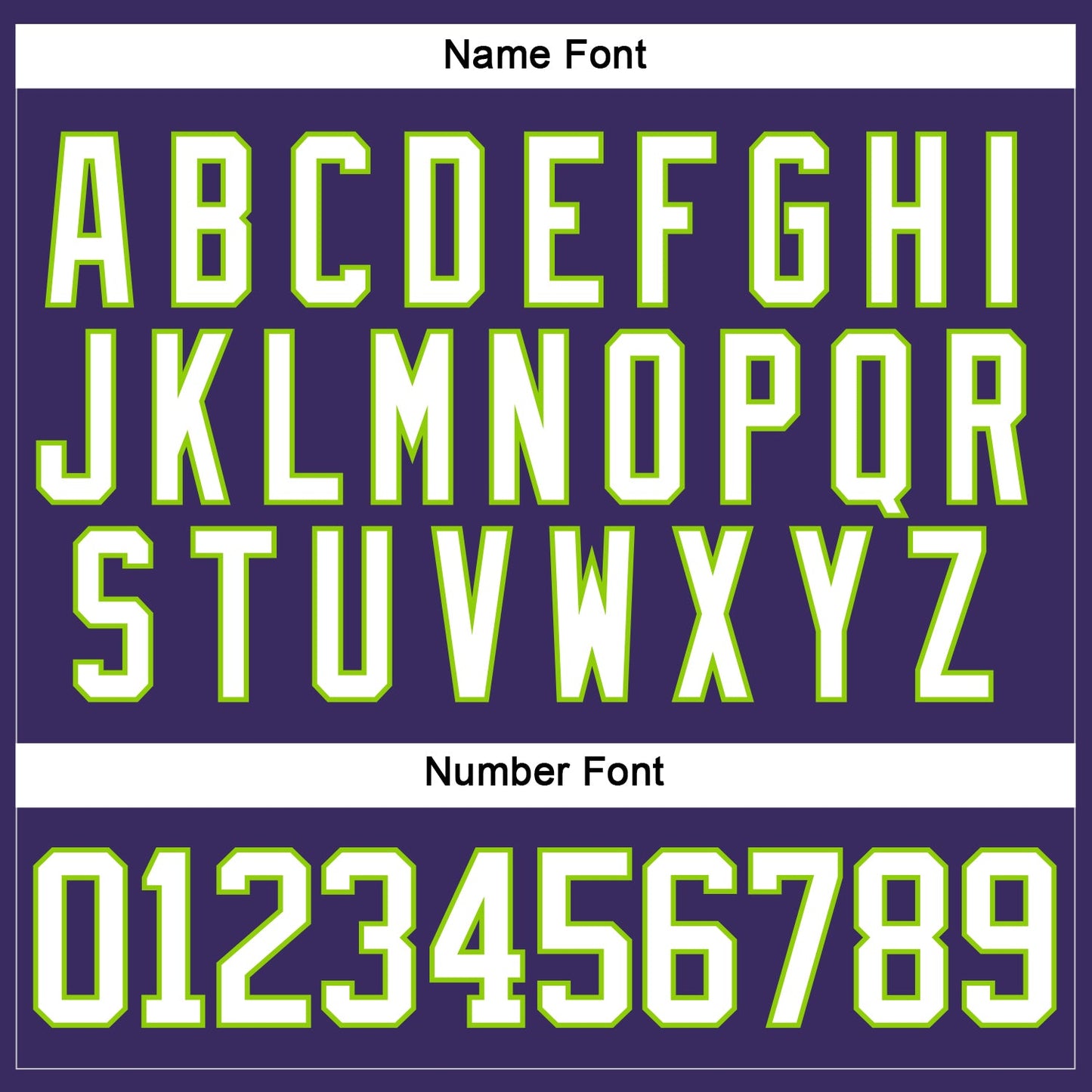 Custom Purple White-Neon Green Hockey Jersey - Sky-Custom