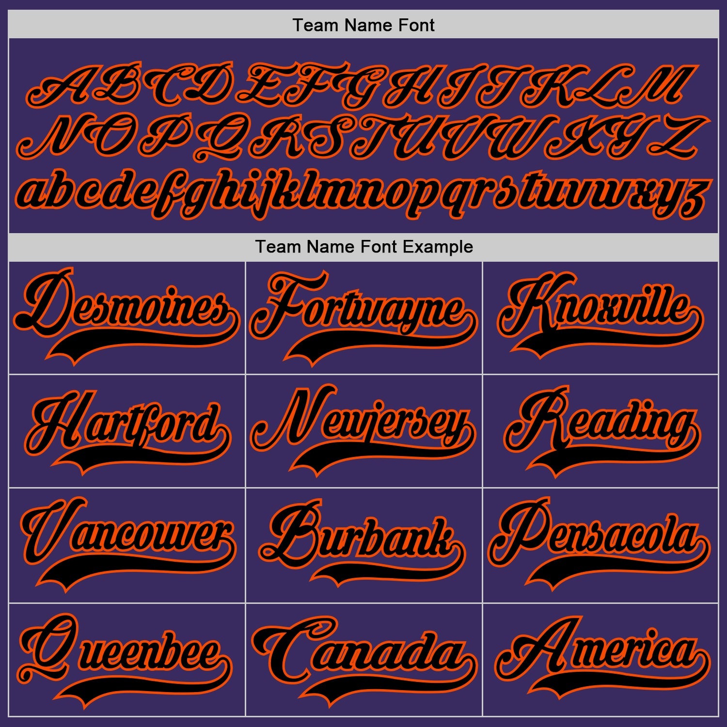 Custom Purple Black-Orange Hockey Jersey - Sky-Custom
