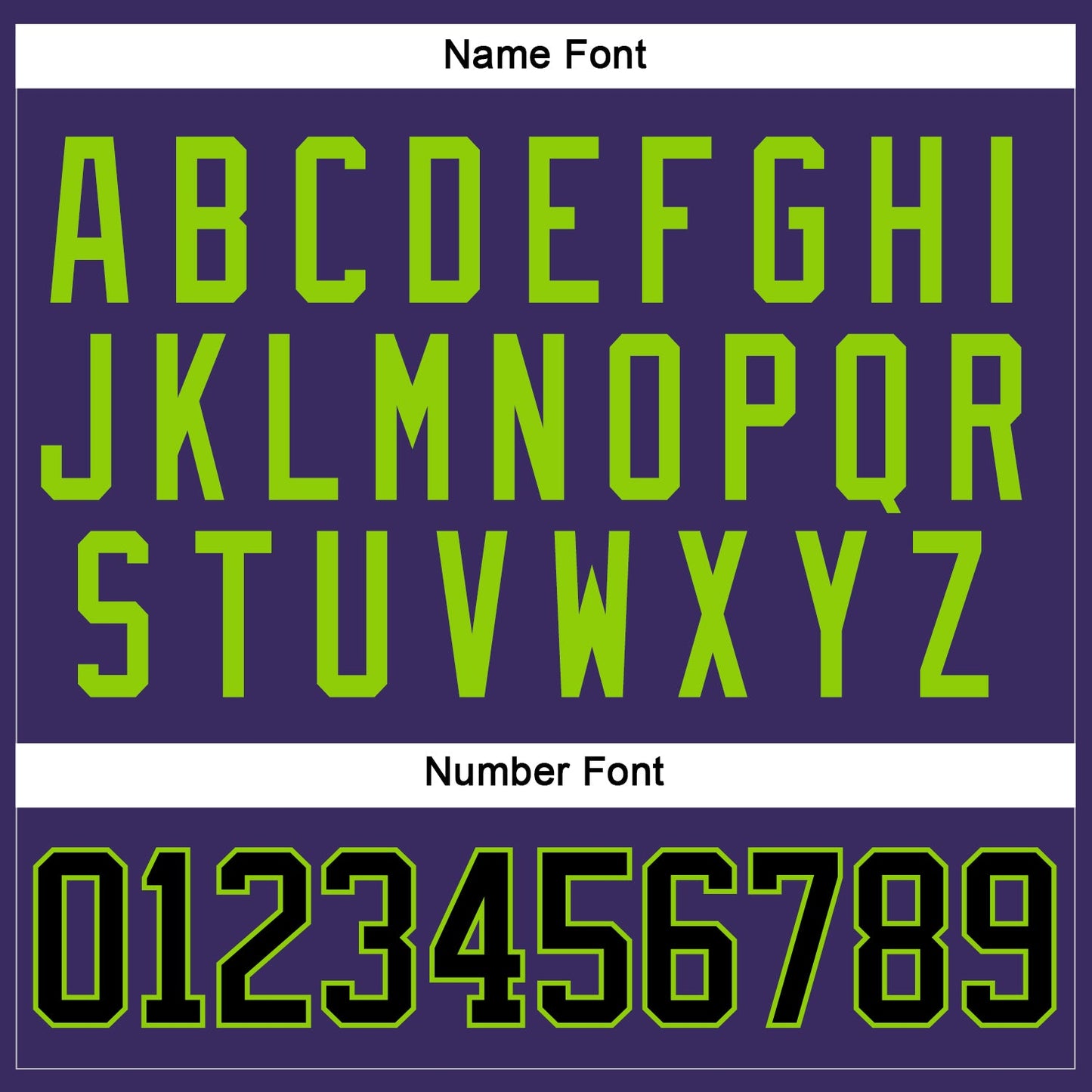 Custom Purple Black-Neon Green Hockey Jersey - Sky-Custom