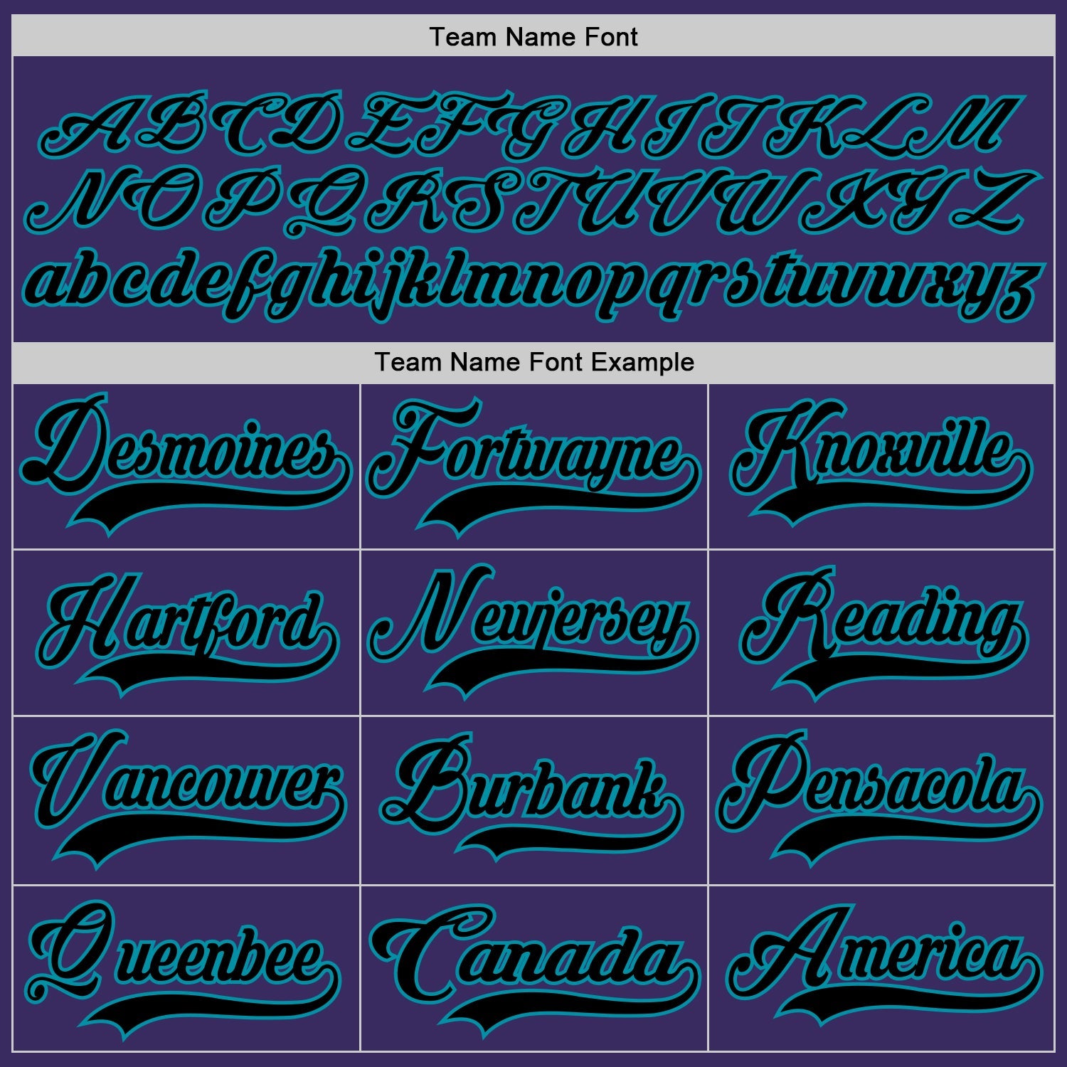Custom Purple Black-Teal Hockey Jersey - Sky-Custom