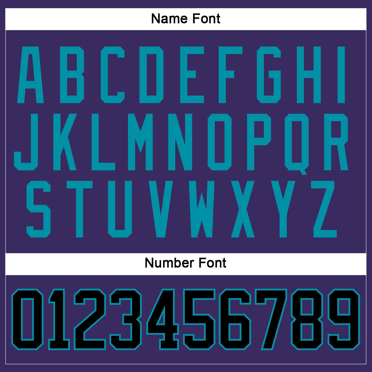 Custom Purple Black-Teal Hockey Jersey - Sky-Custom