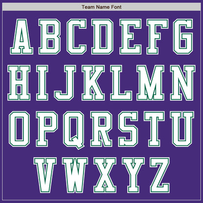 Custom Purple White-Kelly Green Authentic Baseball Jersey - Sky-Custom