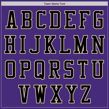 Custom Purple Black-City Cream Authentic Baseball Jersey - Sky-Custom