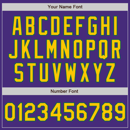 Custom Purple Yellow-Kelly Green Authentic Baseball Jersey - Sky-Custom