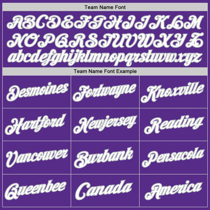 Custom Purple White-Gray Authentic Throwback Basketball Jersey - Sky-Custom