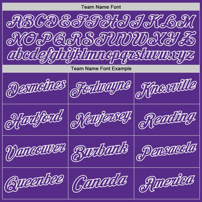 Custom Purple White Authentic Throwback Basketball Jersey - Sky-Custom