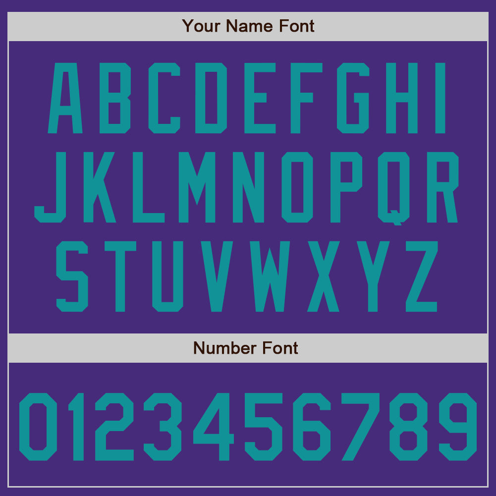 Custom Purple Teal Authentic Baseball Jersey - Sky-Custom