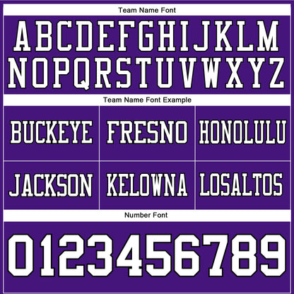 Custom Purple White-Black Mesh Authentic Football Jersey - Sky-Custom