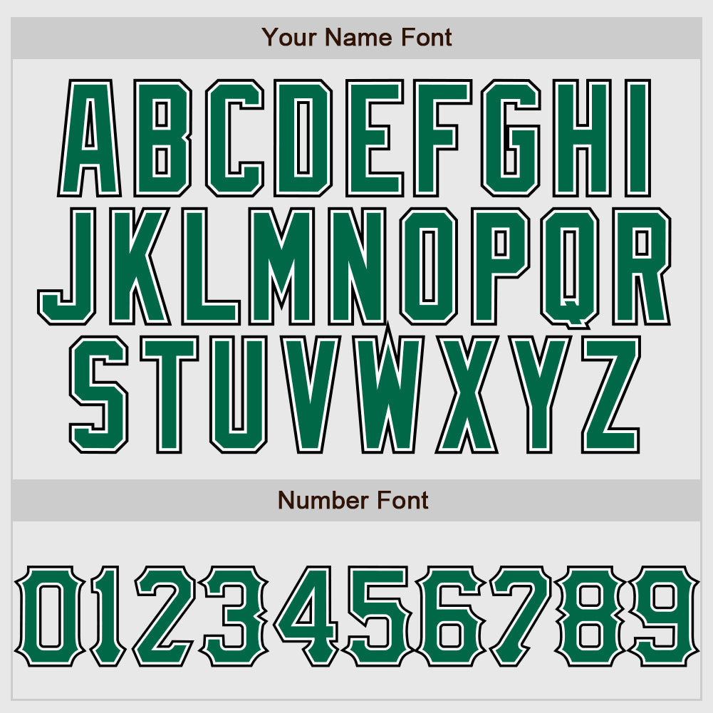 Custom White Black Pinstripe Kelly Green-Black Authentic Raglan Sleeves Baseball Jersey - Sky-Custom