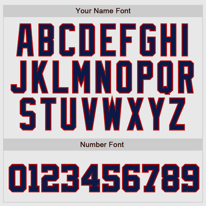 Custom White Navy Pinstripe Navy-Red Authentic Raglan Sleeves Baseball Jersey - Sky-Custom