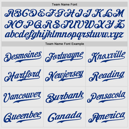 Custom White Royal Pinstripe Royal-Red Authentic Raglan Sleeves Baseball Jersey - Sky-Custom