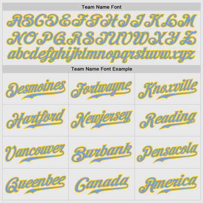 Custom White Light Blue Pinstripe Light Blue-Gold Authentic Raglan Sleeves Baseball Jersey - Sky-Custom