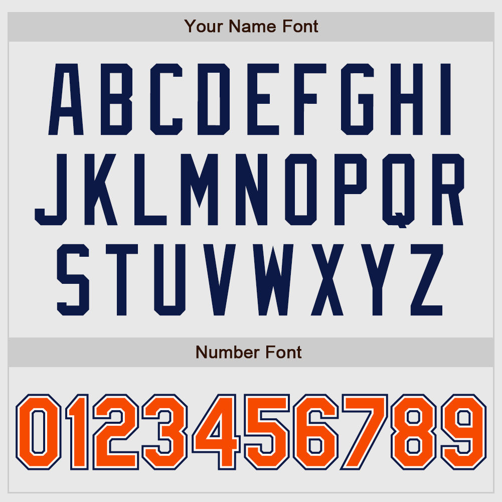 Custom White Orange Pinstripe Orange-Navy Authentic Raglan Sleeves Baseball Jersey - Sky-Custom
