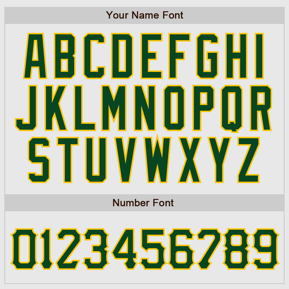 Custom White Green Pinstripe Green-Gold Authentic Raglan Sleeves Baseball Jersey - Sky-Custom