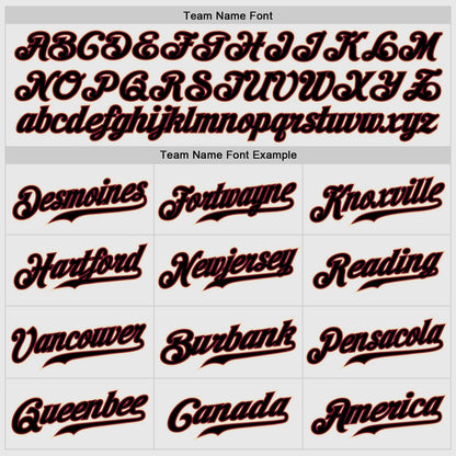 Custom White Crimson Pinstripe Crimson-Cream Authentic Raglan Sleeves Baseball Jersey - Sky-Custom