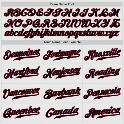 Custom White Crimson Pinstripe Black-Crimson Authentic Raglan Sleeves Baseball Jersey - Sky-Custom
