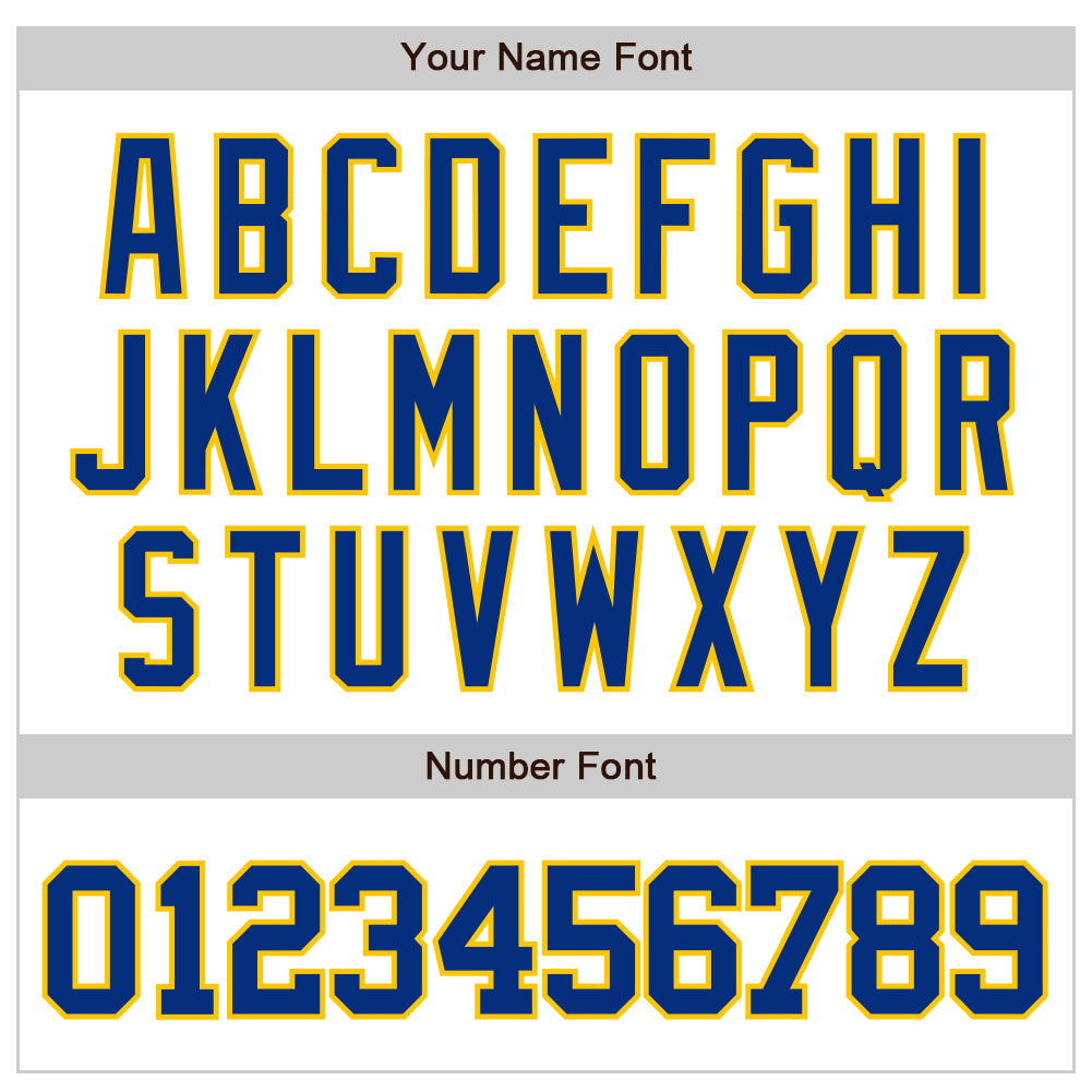 Custom White Royal-Yellow Authentic Raglan Sleeves Baseball Jersey - Sky-Custom
