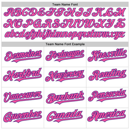 Custom White Pink-Purple Authentic Raglan Sleeves Baseball Jersey - Sky-Custom