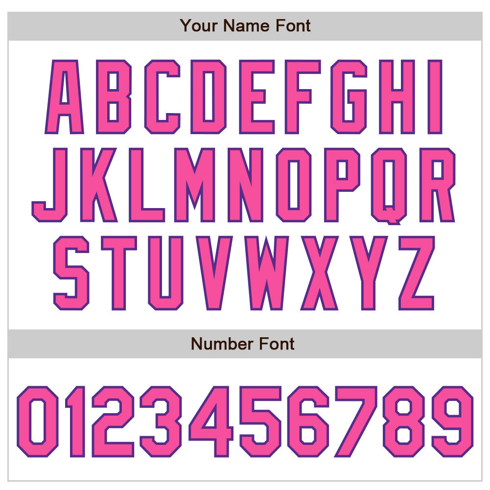 Custom White Pink-Purple Authentic Raglan Sleeves Baseball Jersey - Sky-Custom