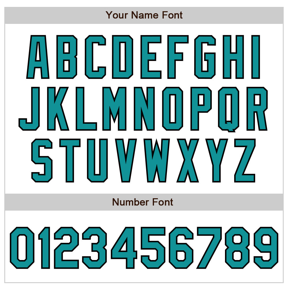 Custom White Teal-Black Authentic Raglan Sleeves Baseball Jersey - Sky-Custom