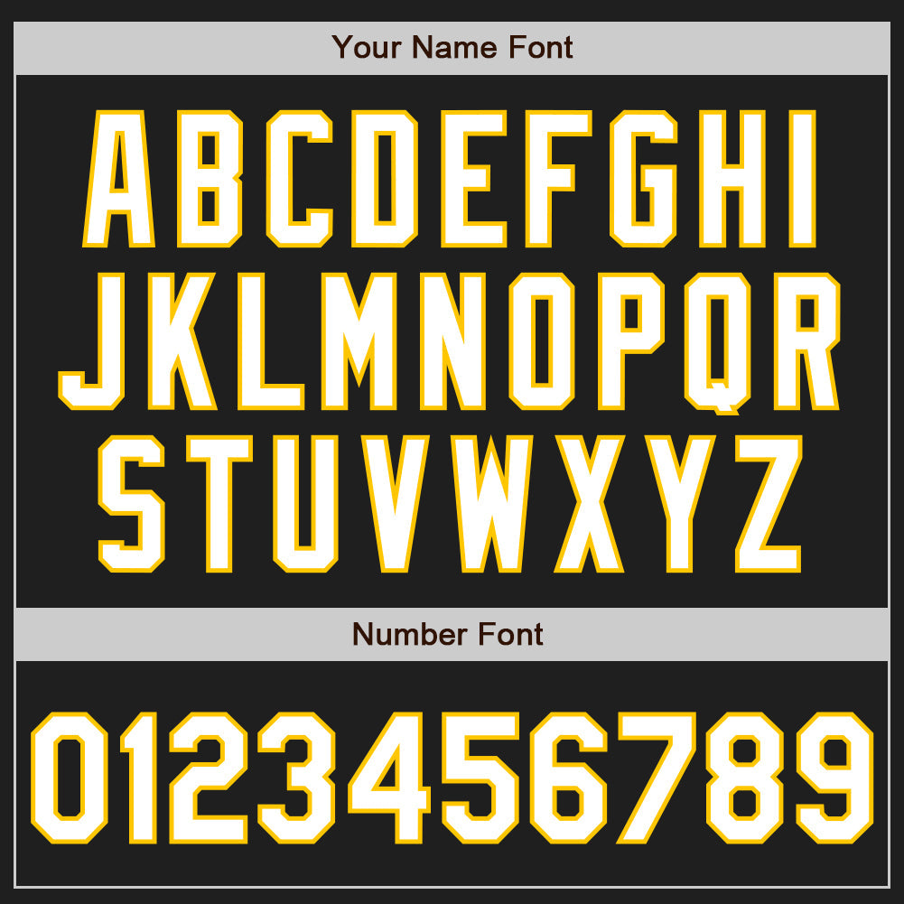 Custom Black White Red-Yellow Authentic Raglan Sleeves Baseball Jersey - Sky-Custom