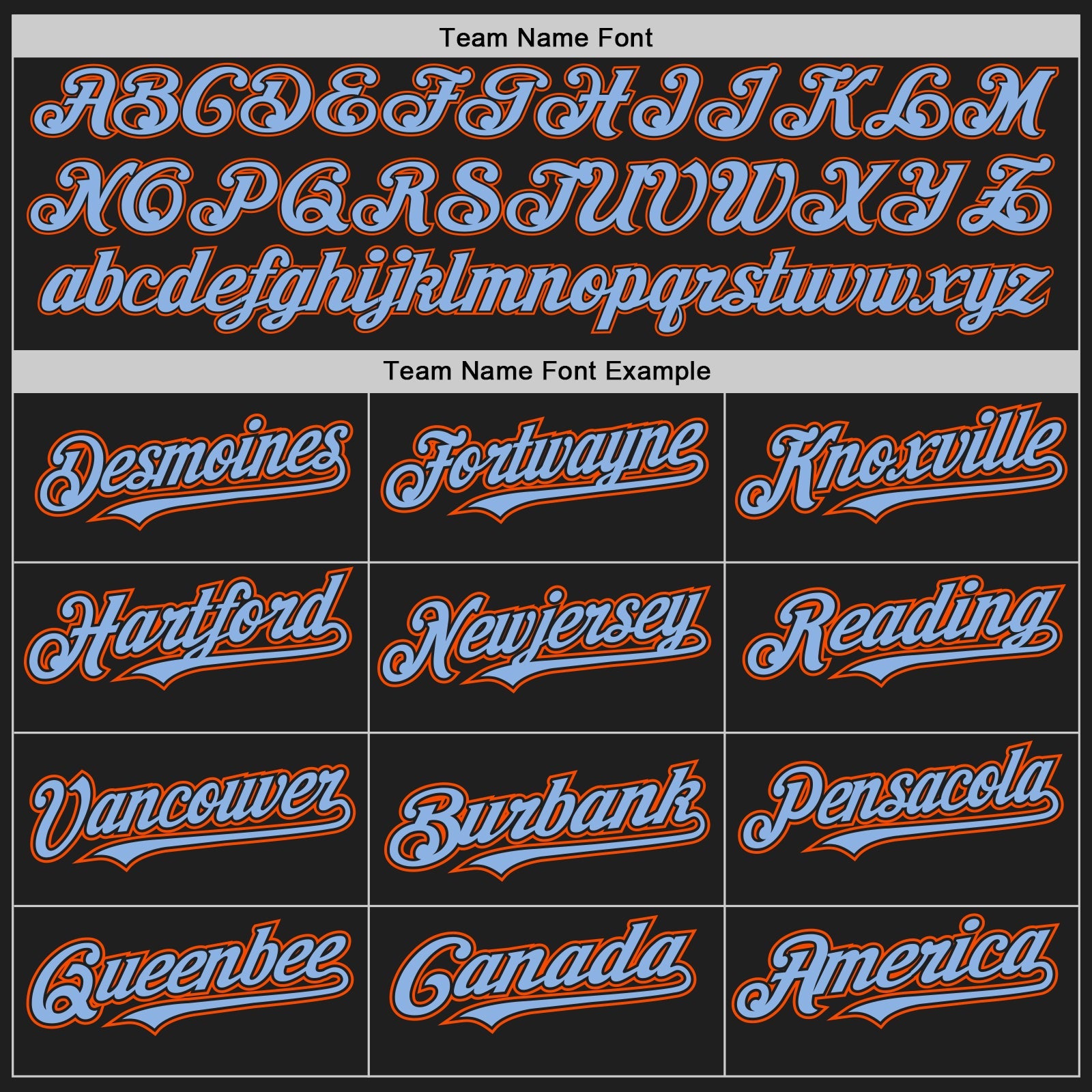 Custom Black Light Blue-Orange Authentic Raglan Sleeves Baseball Jersey - Sky-Custom