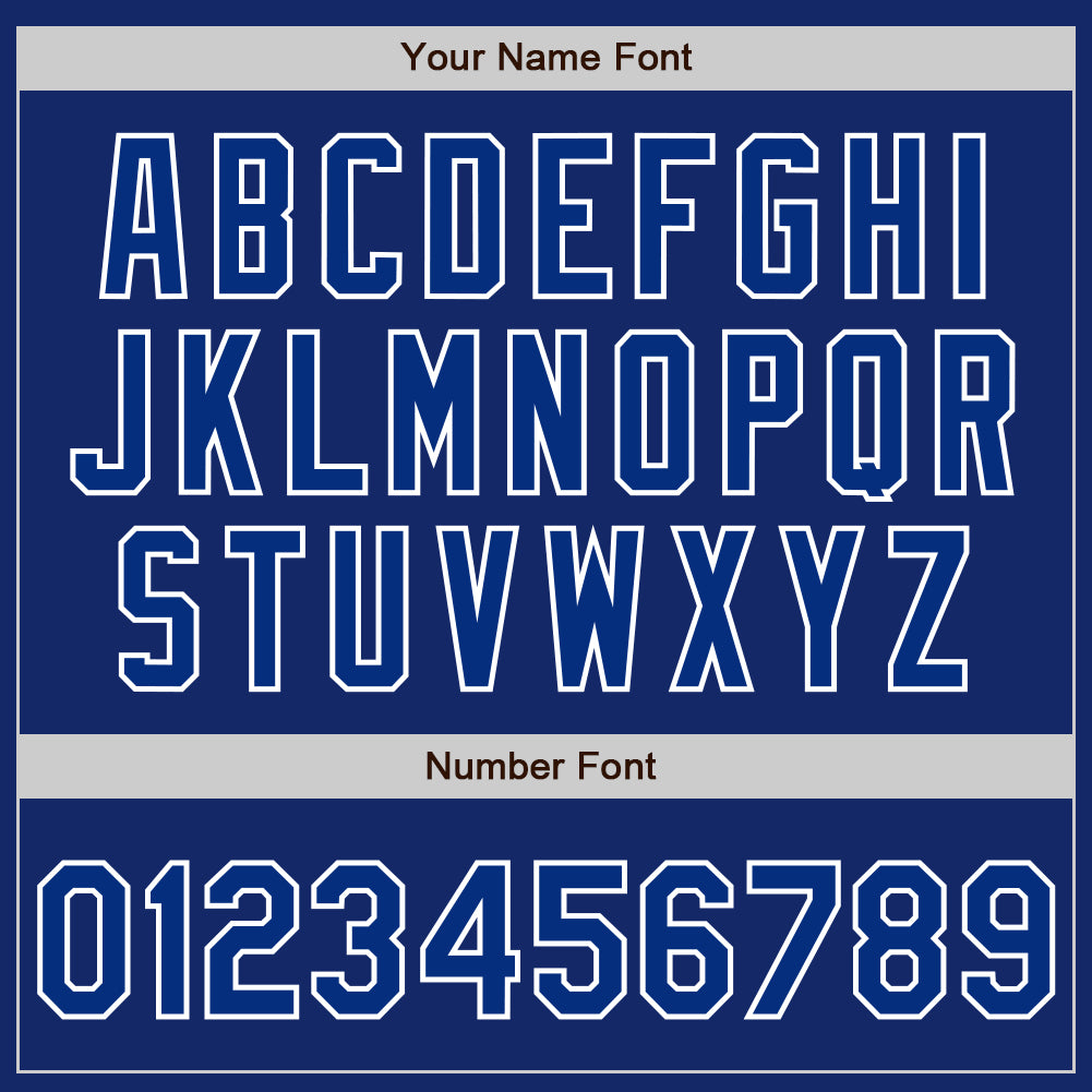 Custom Royal White Authentic Raglan Sleeves Baseball Jersey - Sky-Custom