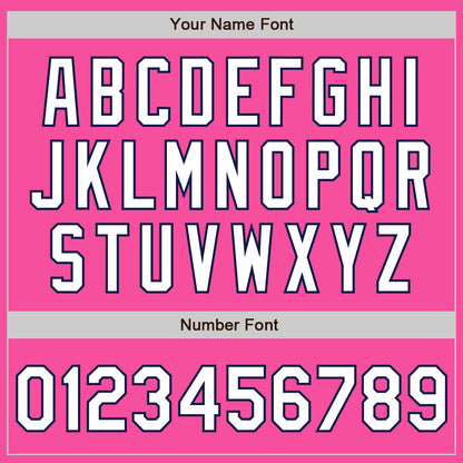 Custom Pink White-Navy Authentic Raglan Sleeves Baseball Jersey - Sky-Custom